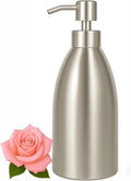 304 Stainless Steel Soap Dispenser 16oz Rust-Proof Liquid Soap Pump Bottle by Emarful