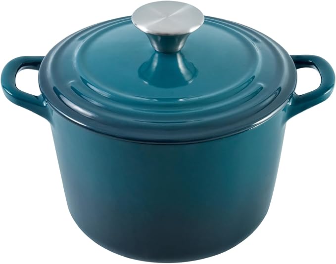 Flavehc Dutch Oven Pot with Lid 2.8 qt Cast Iron Dutch Oven by FLAVEHC
