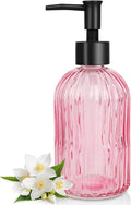 Topsky Stripe Glass Soap Dispenser by HomeandKitchenNO1