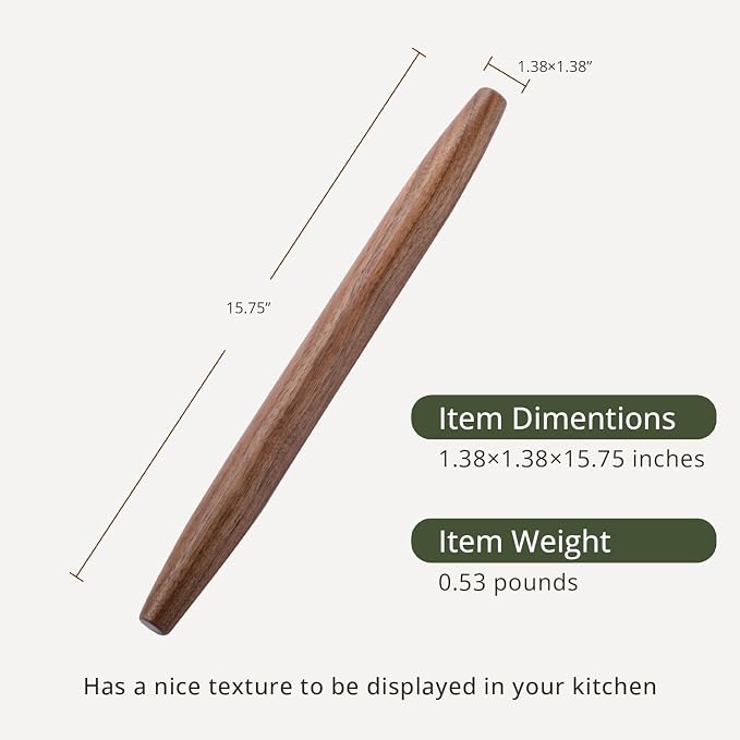Muso Wood Decorative French Rolling Pins - Image 2
