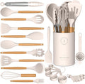 Silicone Cooking Utensils Set by AVGPD