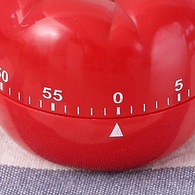 1Pcs Kitchen 60 Minutes Timer, 360 Degree Rotating Tomato Shaped Alarm Timer - Image 4