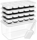 DOQAUS Ice Cube Tray with Lid and Bin by DOQAUS