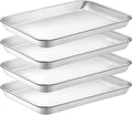 CEKEE 4 Pack Baking Pans Set, Nonstick Stainless Steel Cookie Sheets by CEKEEBakingEasilyHappily