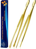 JETKONG 2 Pcs 16-Inch Heavy Duty Cooking Tweezers Extra Large Stainless Steel by JETKONG