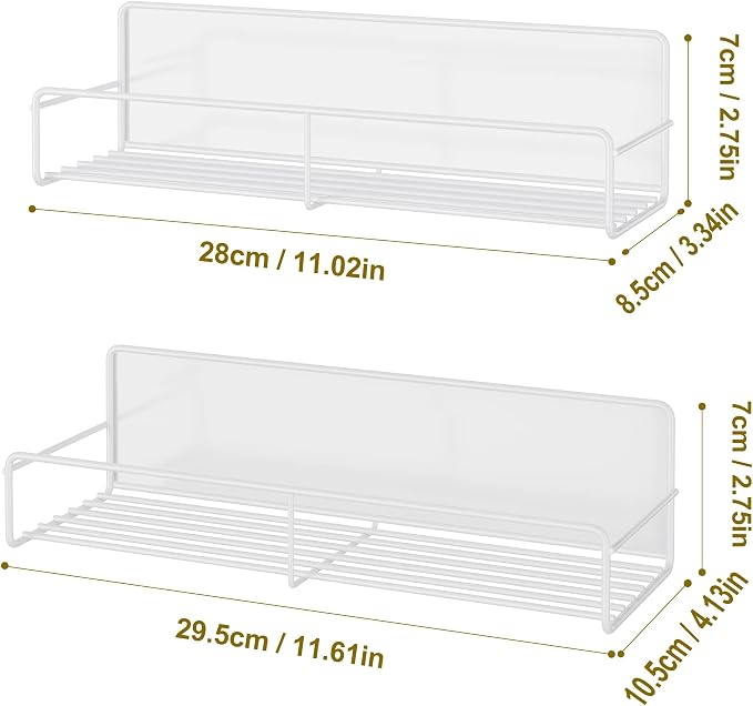 Mystozer 2 Pack Magnetic Spice Rack Organizer, Space Saver - Image 6