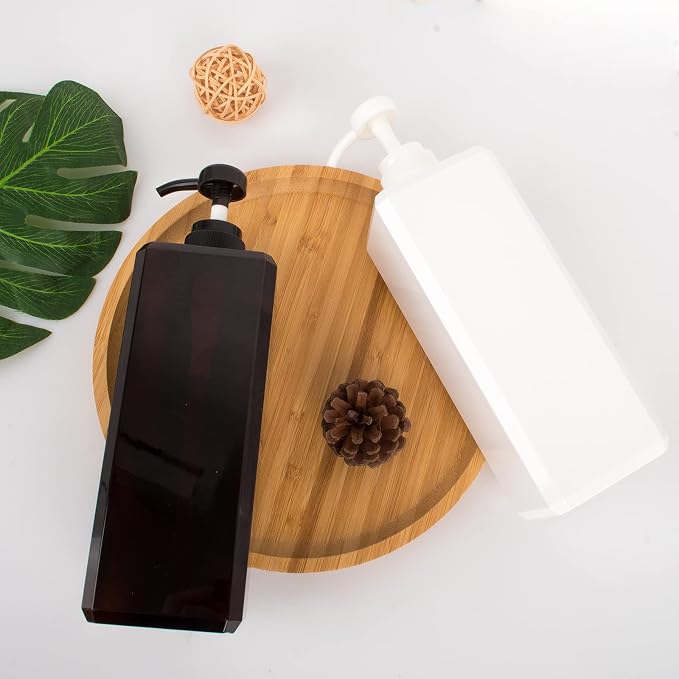 Pump Bottle, Refillable Plastic Empty Lotion Soap Dispenser Liquid Container - Image 5