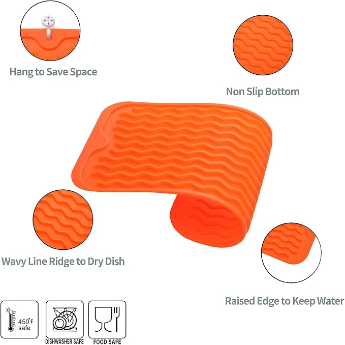 MicoYang Silicone Dish Drying Mat - Image 4
