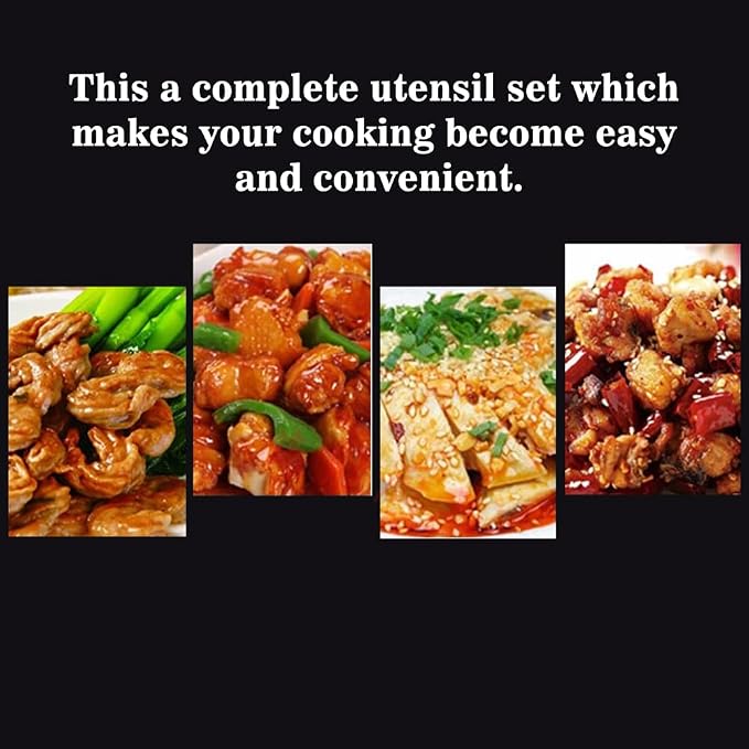 5 PCS Cooking Utensils Set Stainless Steel Kitchen Utensils Gadgets Resistant - Image 8