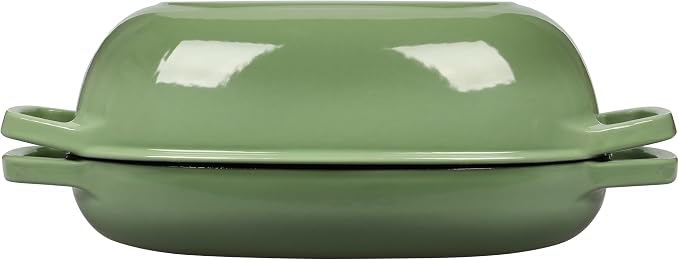 EDGING CASTING Enameled Cast Iron Oval Dutch Oven Pot - Image 8