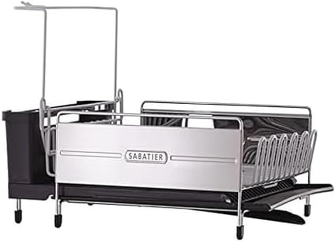 Sabatier Expandable Stainless Steel Dish Rack by Sabatier