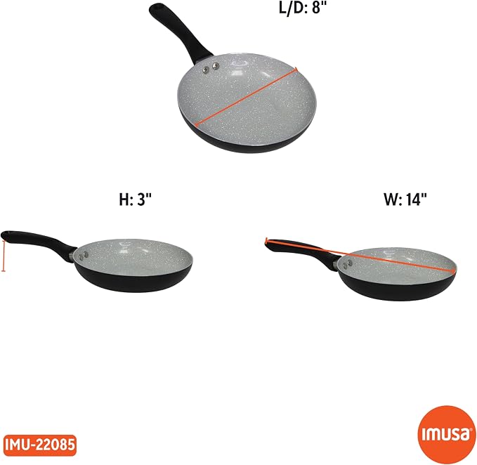 IMUSA 8" Premier Ceramic Nonstick Fry Pan - Image 8