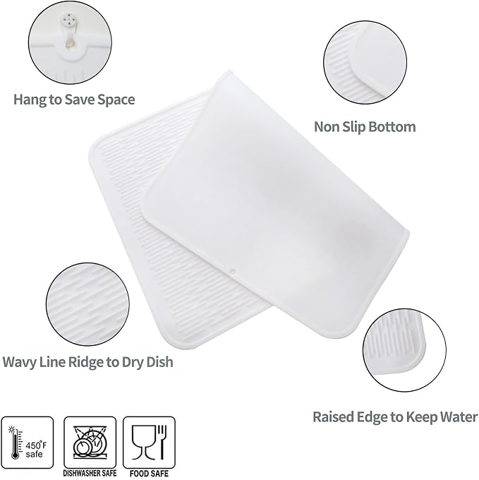 MicoYang Silicone Dish Drying Mat - Image 3
