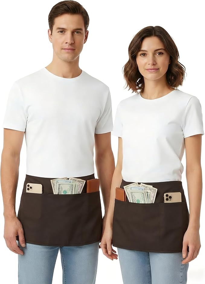 BOHARERS Waist Apron with 3 Pockets 3 Pack - Image 4