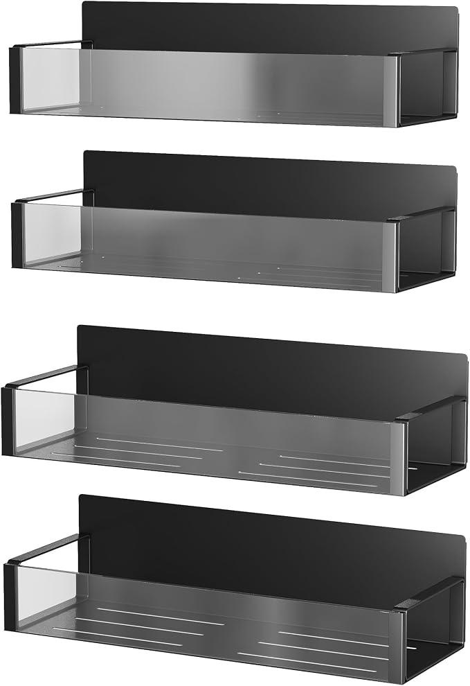 Vetacsion 4 Pack Moveable Fridge Magnetic Spice Racks - Image 7