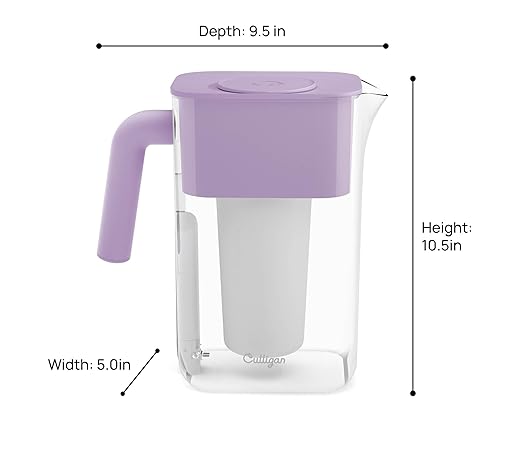 Culligan with ZeroWater Technology 10-Cup Water Filter Pitcher – Includes - Image 3