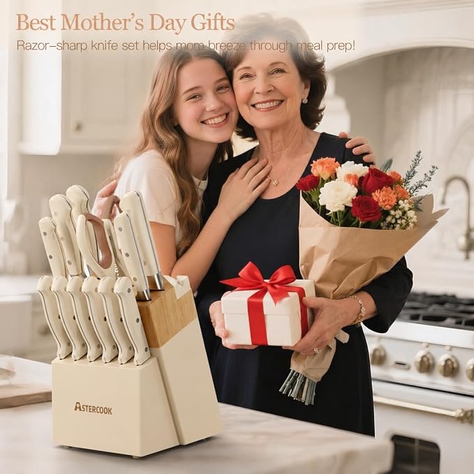 Knife Set, Astercook Kitchen Knife Set - Image 2