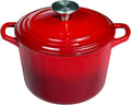 Flavehc Dutch Oven Pot with Lid 1.8 qt Cast Iron Dutch Oven by FLAVEHC