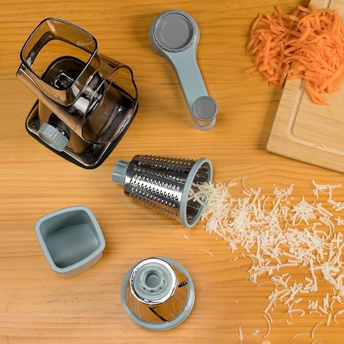 KEOUKE Rotary Cheese Grater Hand Crank Transparent - Image 7
