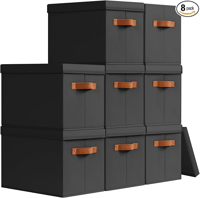 Homsorout Storage Bins with Lids by Homsorout