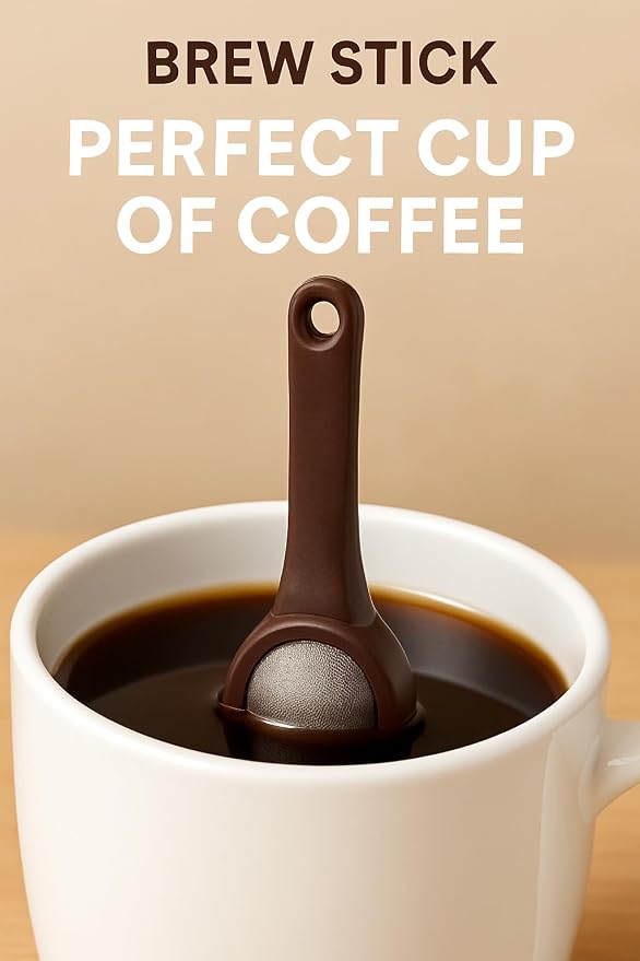 2 Pack Coffee/Tea Brew Stick Infuser – Single Cup Reusable Filter Spoon - Image 6
