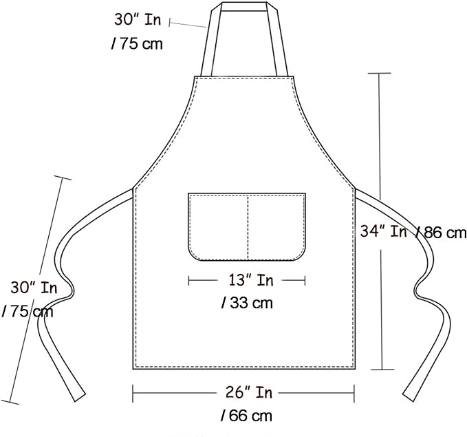 Art Aprons for Painting Pottery Ceramics, Mens Women Kitchen Cooking Aprons - Image 7