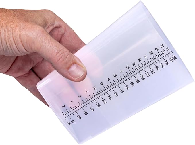 Vakly Graduated Intake Output Container 32 oz – Plastic Triangular Measuring - Image 3