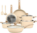 Kitchen Academy 12-Piece Induction Cookware Set, Nonstick Granite Pots and Pans by KITCHENACADEMYBETTERLIVINGTHROUGHCOOKINGPERFECTION