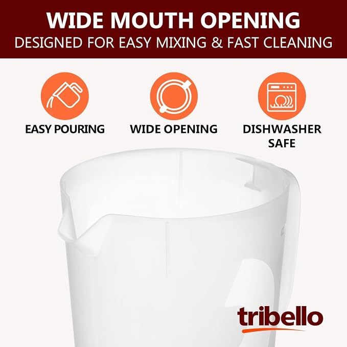 Tribello 1 Gallon Pitcher with Lid, Freezer/Dishwasher Safe, and BPA Free - Image 5