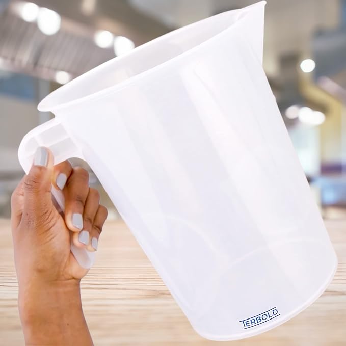 5 Liter Measuring Pitcher 3-Pack | 1.3 Gallon Shatterproof Plastic Large - Image 5