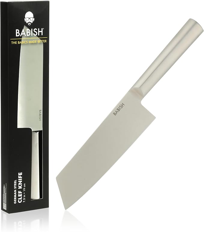 Babish 7.5-Inch Clef Knife – High-Carbon 1.4116 German Steel Kitchen Knife by Babish