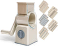 Rotary Cheese Grater with Hand Crank, and Grating Cheese, Vegetables, and Fruit by YWHWLX