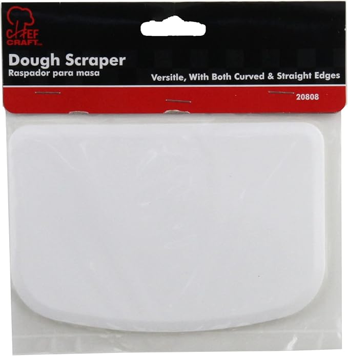 Chef Craft Classic Plastic Dough Scraper, 6 Inch, One Size - Image 2