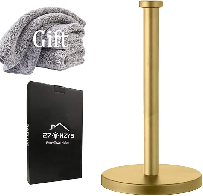 Countertop Gold Paper Towel Holder - Image 9