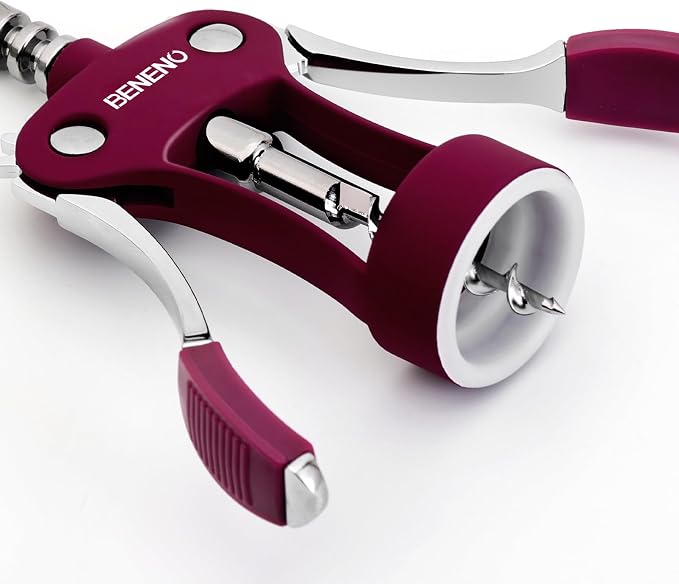 Beneno Wine Opener, Zinc Alloy Premium Wing Corkscrew - Image 7
