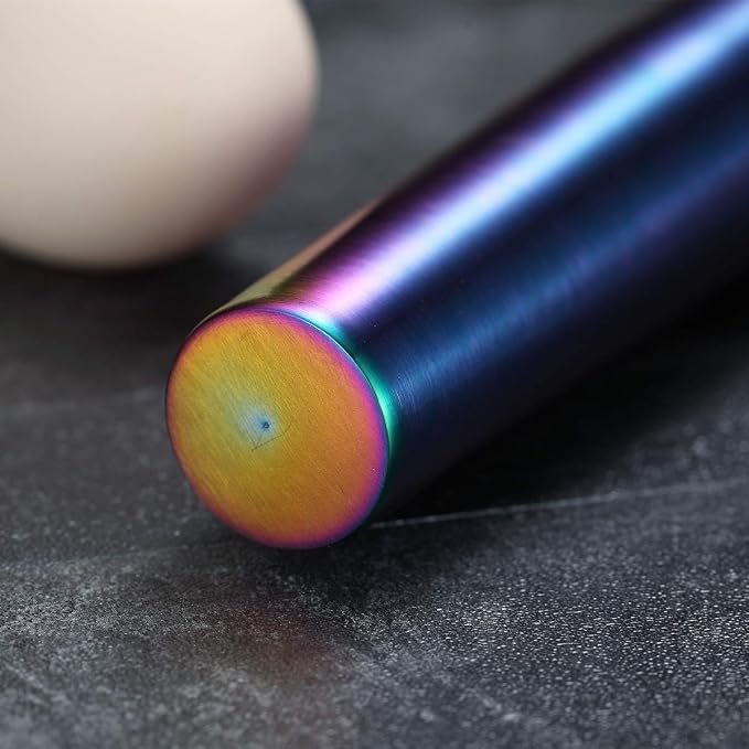 Berglander Rainbow Rolling Pin, 16.7 Inches Stainless Steel Colorful Matte - Image 5