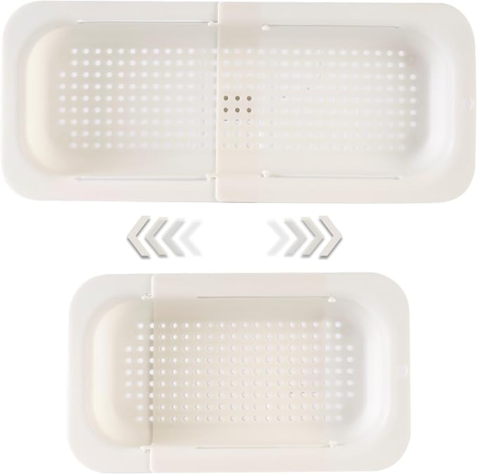 Extendable Sink Colander Strainer Basket by YUNKWONG