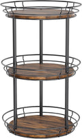 LAMU 10'' Lazy Susan Turntable Organizer, 3 Tier Round Rotating Spice Rack by YourHome-OrganizationHelper