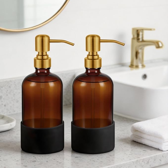 16 oz Hand and Dish Soap Dispenser Set - Image 6