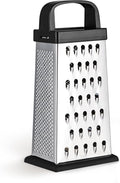 Cheese Grater, 8 IN Size 4-Sided Stainless Steel Grater, Food Shredder by Kaishun