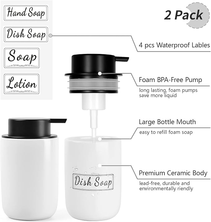 BosilunLife Foaming Soap Dispenser Set - Image 2