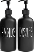 MOMEEMO Soap Dispenser Set 2 Pack, Contains Dish and Hand Soap Dispenser by MOMEEMO