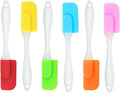 ZukoCert 6 Piece Mini Silicone Spatula Set, Small Heat-Resistant Rubber Spatulas by ZukoCert