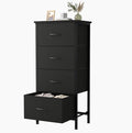 Sweetcrispy 4 Fabric Drawer Small Dresser, Bedside Nightstand by Sweetcrispy