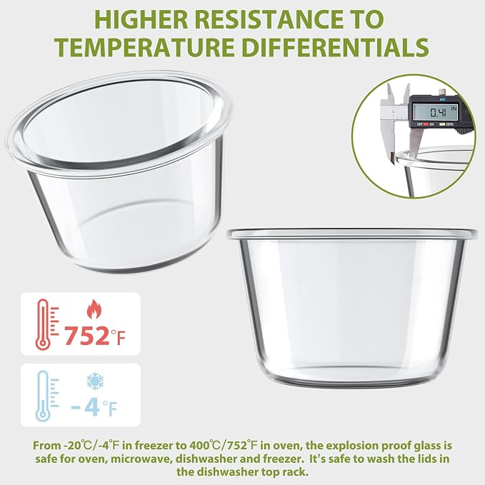 16oz Glass Meal Prep Containers - Image 6