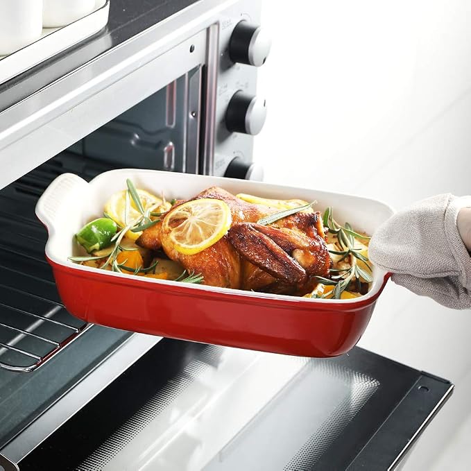 Sweejar Baking Pans Set, Ceramic 9x13 Baking Dish - Image 4