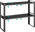 2 Pack Expandable Cabinet Organizer Shelves, 88lbs High Weight Capacity by Unknown