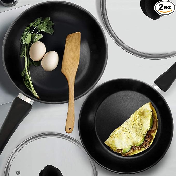 HOMICHEF Nonstick Frying Pan Set of 2 by HOMICHEF