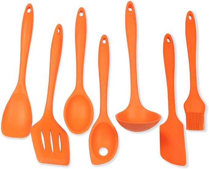 Chef Craft 7 Piece Silicone Kitchen Tool and Utensil Set by ChefCraft
