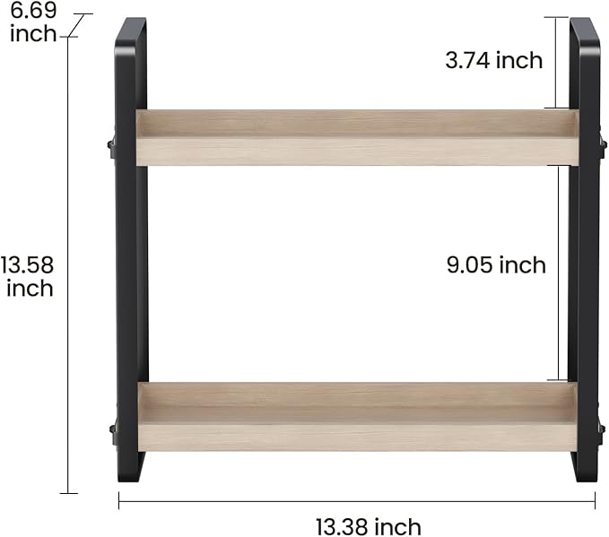 HNRLOY Bathroom Counter Organizer, Bathroom Countertop Organizer, Counter Shelf - Image 3